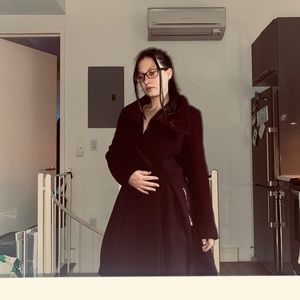 GUESS Burgundy Peacoat